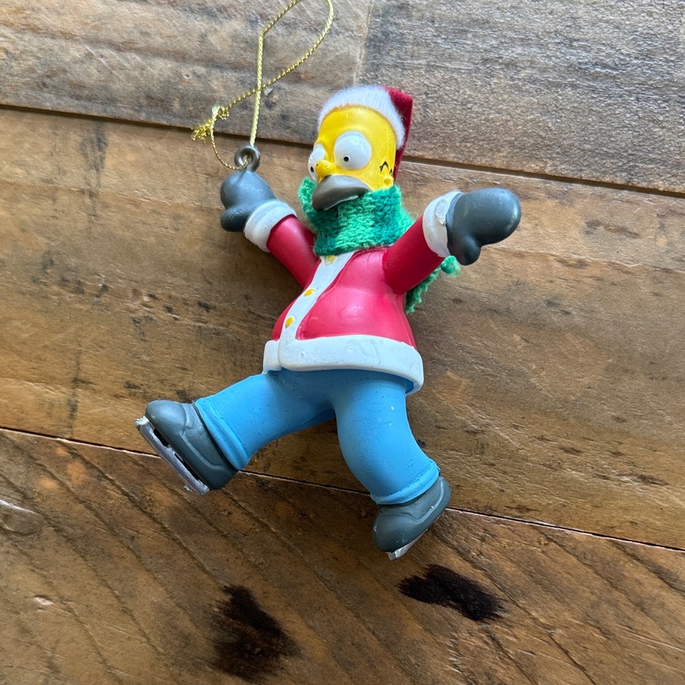 Festive Simpson's Cartoon Character Ornament